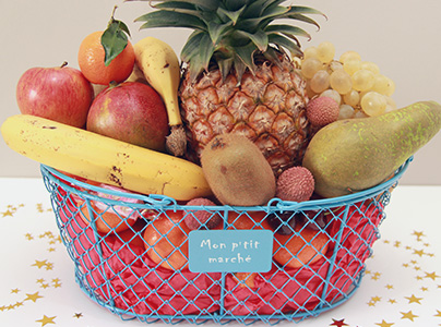 Corbeilles fruits et légumes