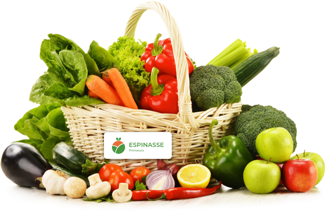 Corbeilles fruits et légumes